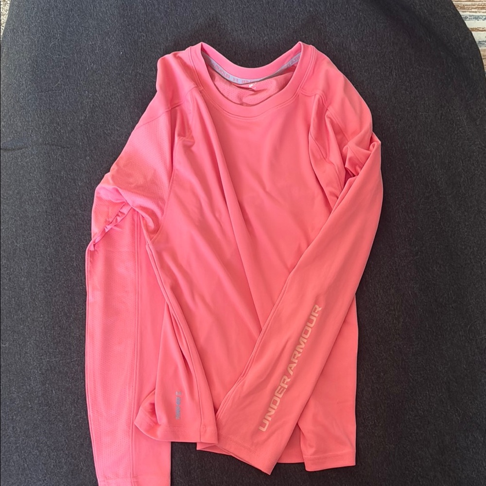 Under Armour Pink Long Sleeve Tee